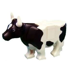  Lego Cow with Black Spots   Lego Animal Figure Toys 