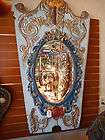 Late 1800s Antique Carousel Mirror MUST SEE Etched glass, Dream 