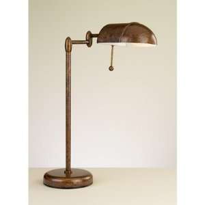   00 Contemporary Office One Light Table Lamp Finish Antique Brass Mat