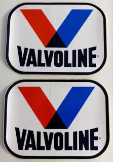 VINTAGE VALVOLINE OIL RACE CAR RACING DECALS STICKERS  