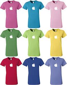 APPLE T shirt Computer GEEK shirt Mac cool WOMENS Tee  
