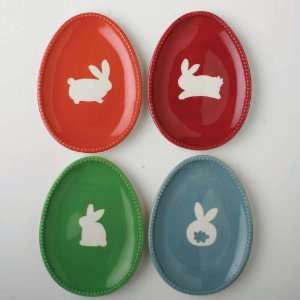  Bunny Appetizer Plates Set of 4 By Tag Furnishings 