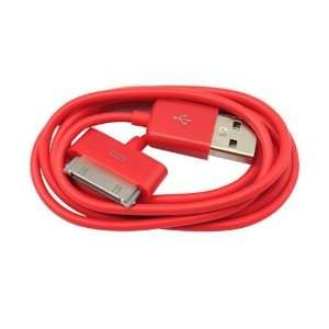   & Sync Dock Connector Cable For All Apple iPads   Red Electronics