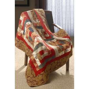  Log Cabin Throw