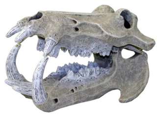 Blue Ribbon Fish Aquarium Ornament Hippo Skull Large  