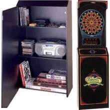   Style Dartboard Cabinet w/ Cricket Pro 650 Electronic Game Darts