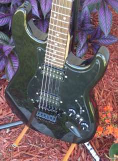 ARIA STG 008 strat guitar Floyd Rose BLACK PRO II CASE  