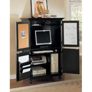   finish country style computer armoire cabinet desk