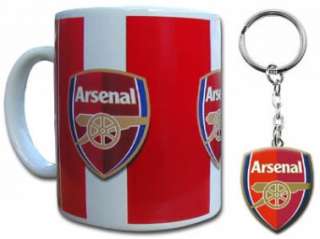 This official Arsenal gift set contains an Arsenal FC mug and crest 