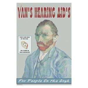  Art Vans Hearing Aids For People on the Gogh   Giclee Fine Art 