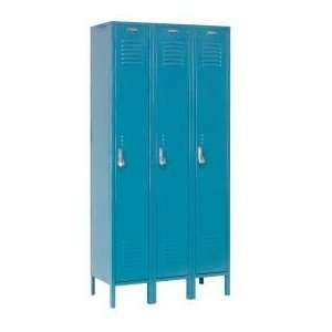   Single Tier 12x18x60 3 Door Ready To Assemble Blue