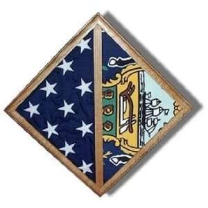  Flag   Wall Mounted box   Fit Burial flag Case