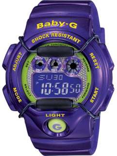Casio Gshock Ladies Baby G Chronograph Purple Resin Watch G Shock 
