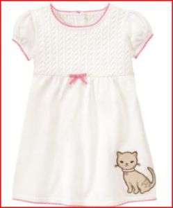 Gymboree Baby Girls Toddler Clothing Smart Kitties Dress NWT 3 6 M, 3T 