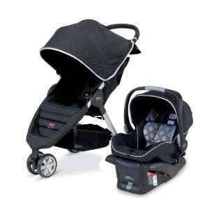Britax B Agile Travel System Stroller + Car Seat Baby Safety Gear 
