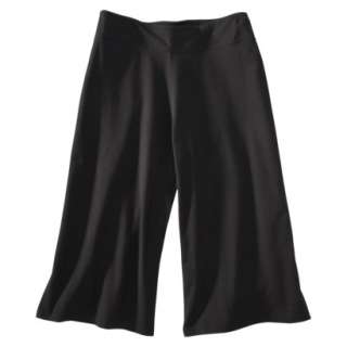   ® Women Plus Size Gaucho Crop Pants   Black.Opens in a new window
