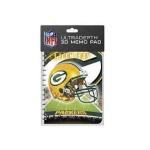    Green Bay Packers 3D Memo Pads Case Pack 12