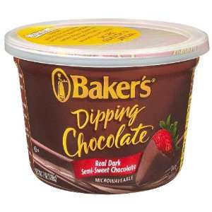 Kraft Baking & Canning Bakers Dipping Chocolate Real Dark Semi 