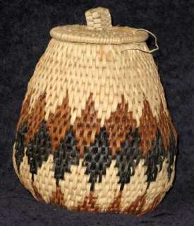 Great Diamond African Zulu Herb Storage Basket  