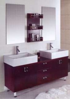 DOUBLE SINK BATHROOM VANITY SET cabinets bathtubs  