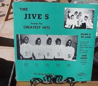 The Jive 5 Five Greatest Hits Doo Wop LP Still Sealed MINT  