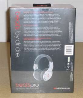 Beats By Dr. Dre   Monster Pro Over the Ear Headphones   Black 129425 