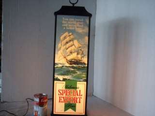 Special Export Tall Lighted Beer Sign LAMP HEILEMANS  