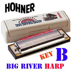 Big River Harp Hohner Harmonica Key of B (free mini)  
