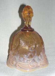 FENTON Glass Cameo Opalescent Bell LILY OF THE VALLEY  