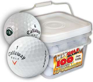 100 Official Callaway HX HOT PLUS Mint golf balls  