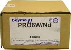 Beyma PRO6WND 6.5 300 Watt Mid Bass / Midrange Car Audio Speaker 