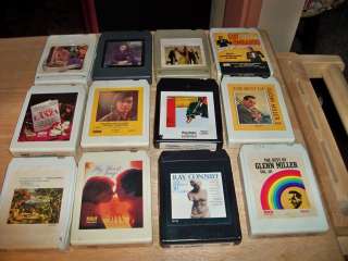   OF 12, 8 TRACK TAPES, ASSORTED BIG BAND, CLASSICAL & MISC   