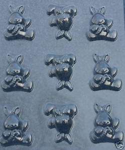 BUNNY SITTING BITE SIZE CANDY MOLD PARTY FAVORS EASTER  