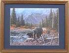 Black Bears Pictures Wildlife For Interior Home Art Framed Country 