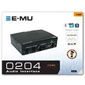 EMU*E MU 0204 USB 2* 0202 PC MAC Soundcard+SOFTWARE NEW 0054651173866 
