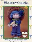 Blueberry Cupcake Doll Dumplin Designs Crochet Pattern Leaflet  