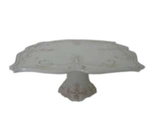 swt ol fan scr ant c 11 sq cake stand new item in manufacturers box 