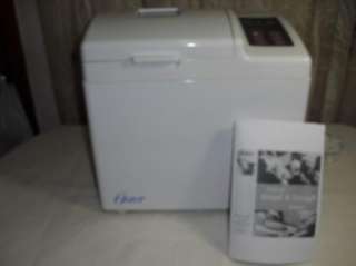 OSTER BREAD MACHINE   MODEL 4811 W/MANUAL   GREAT CLEAN CONDITION 