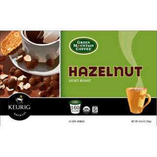 Green Mountain Hazelnut Blend 160 K cups