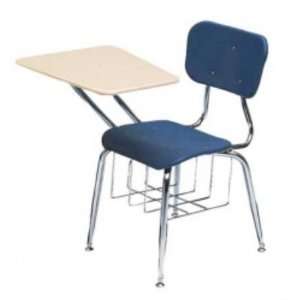   537, Poly Classroom Tablet Arm Desk Chair, Bookbasket