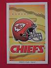 Kansas City Chiefs Football Helmet Rare Mini Store Display Poster