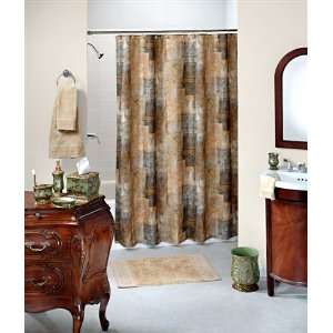  Noble Scroll Bath Shower Curtain Sage