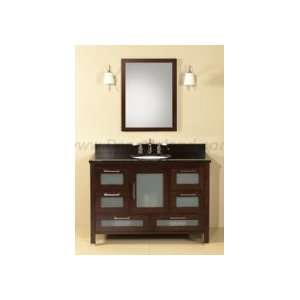   Undermount Sink, 3 Hole Faucet Installation & Wood Framed Mirror