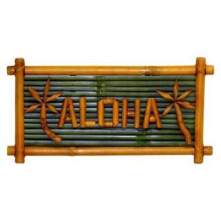 Bamboo Aloha Sign   Small.Opens in a new window
