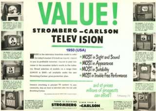 Stromberg Carlson 1954 Chinese Classic TV/Radio/Phonograph