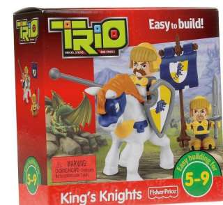 New Fisher Price TRIO Kings Knights Kid Building Toys  