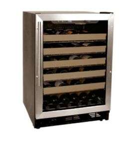   Haier HVCE24CBH 50 Bottle Stainless Steel Built in Wine Refrigerator