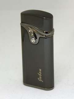 JOBON BLACK RECHARGEABLE INDUCTION WINDPROOF BUTANE LIGHTER  