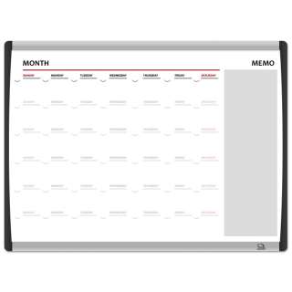 Quartet 18 x 24 Arc Magnetic Dry Erase Calendar Board  