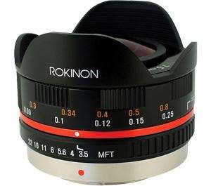 Rokinon 7.5mm Fisheye Lens Olympus PEN E P1 E P2 E P3 E PL1 E PL2 E 